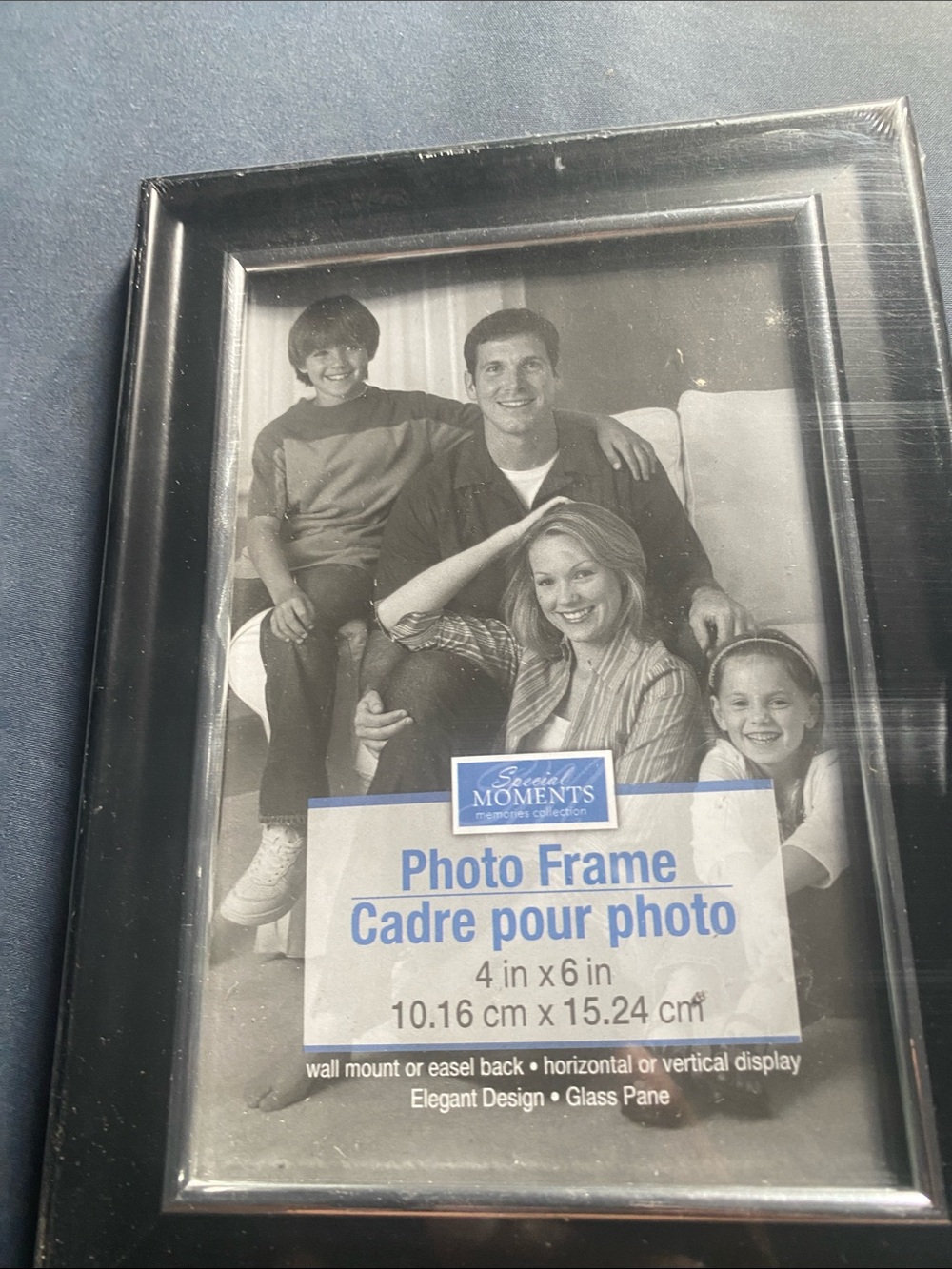 Special Moments Black Gloss 4x6 Photo Frame